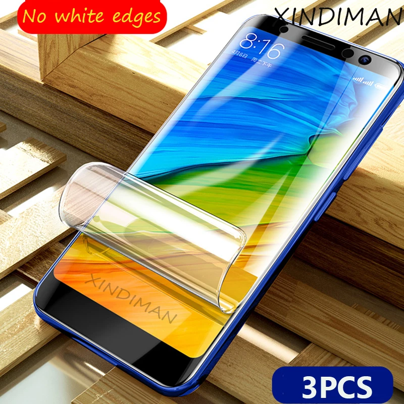 XINDIMAN 3 шт. мягкая Гидрогелевая пленка для xiaomi redmi note7 передняя+ задняя+ пленка для объектива камеры для xiaomi redmi note7pro Защитная пленка для экрана