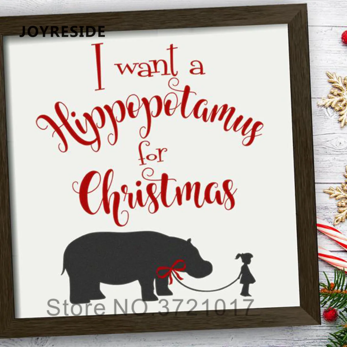 Виниловая наклейка на стену с рисунком веселых девушек, Счастливого Рождества, WM205