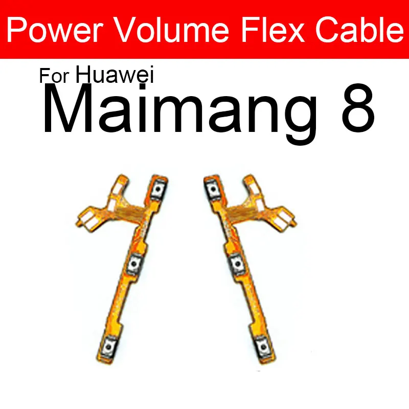 

Гибкий кабель громкости и питания для Huawei Maimang 8 Maimang8 Mang8, детали для гибкой ленты