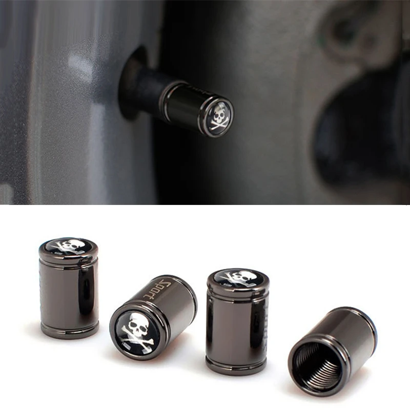 Автомобильные Колесные шины титановые черные клапаны из углеродного волокна