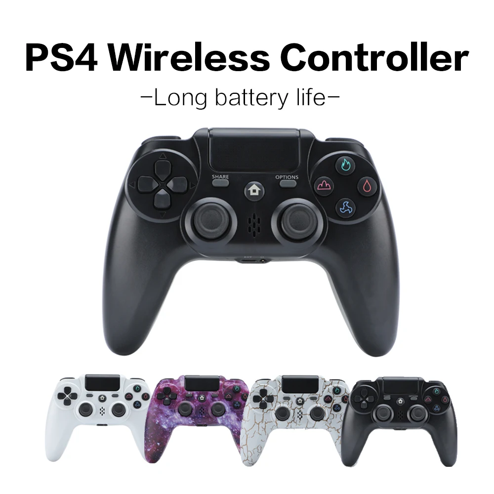 

Для контроллера Sony PS4, Bluetooth-совместимый Вибрационный геймпад для Playstation 4, беспроводной джойстик для игровой консоли PS4