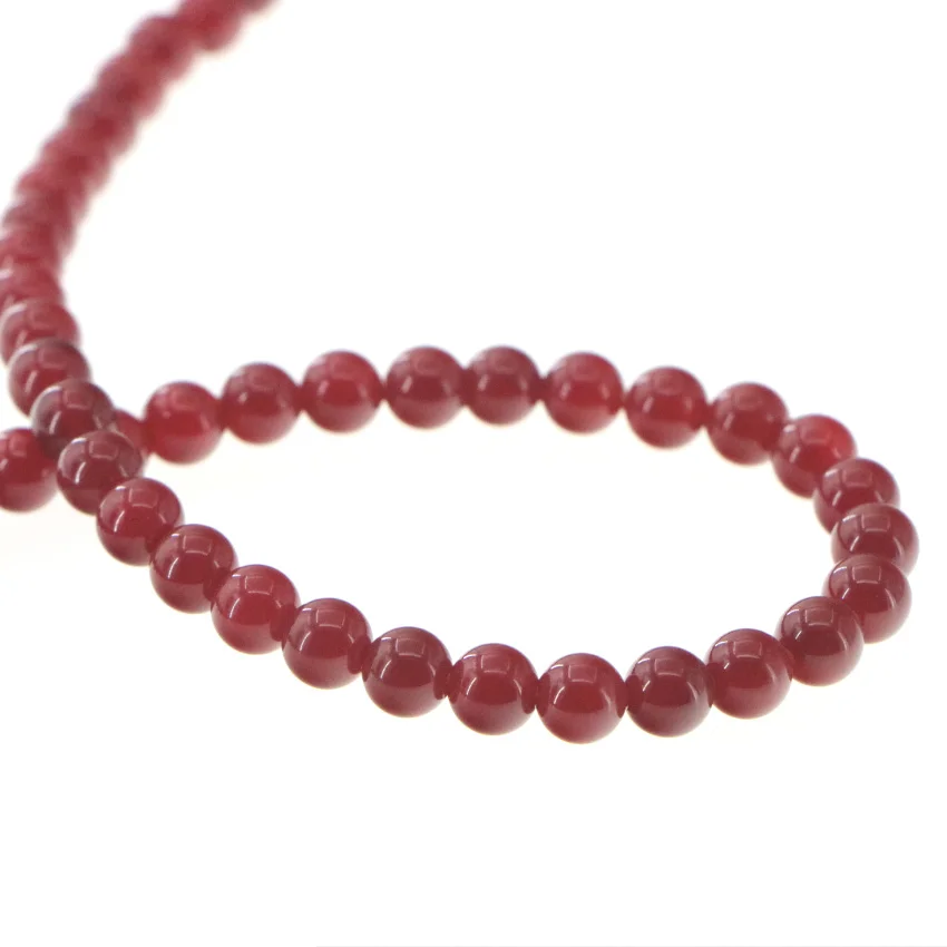 Натуральный камень 6 мм красный агат нефрит сделай сам круглые свободные бусины