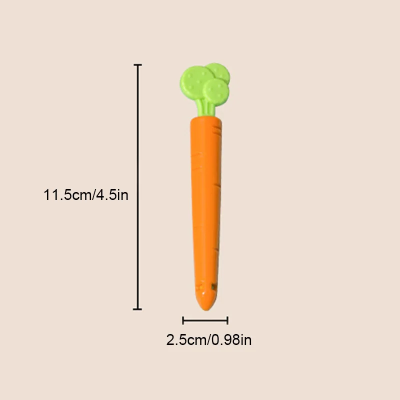 

Carrot Food bags sealer Clip Fresh-Keeping Clamp food sealers Snack Bags Storage Bag Sealing Clip Kitchen Tools wholesale