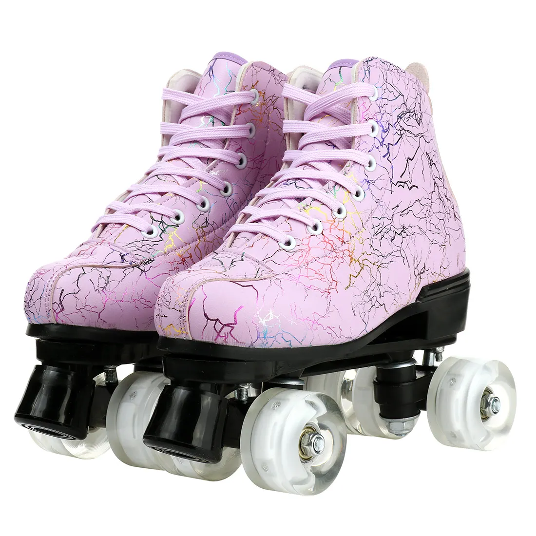 

Artificial Fibre Roller Skating Skate Shoes Sliding Inline Skates Rollers Sneakers Training Scrub Row 4 Wheel For Breathable