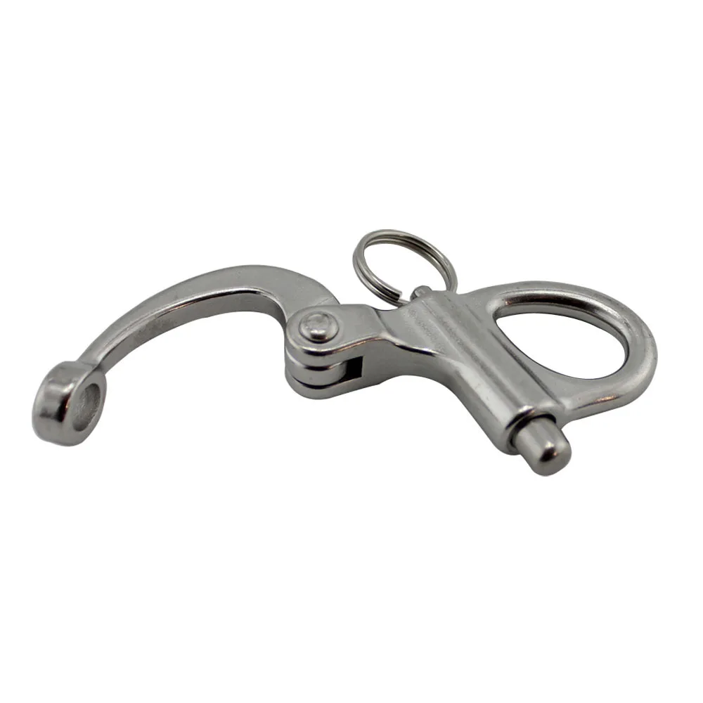 

316 Stainless Steel Swivel Shackle Quick Release Boat Anchor Chain Eye Shackle Swivel Snap Hook for Marine Architectural