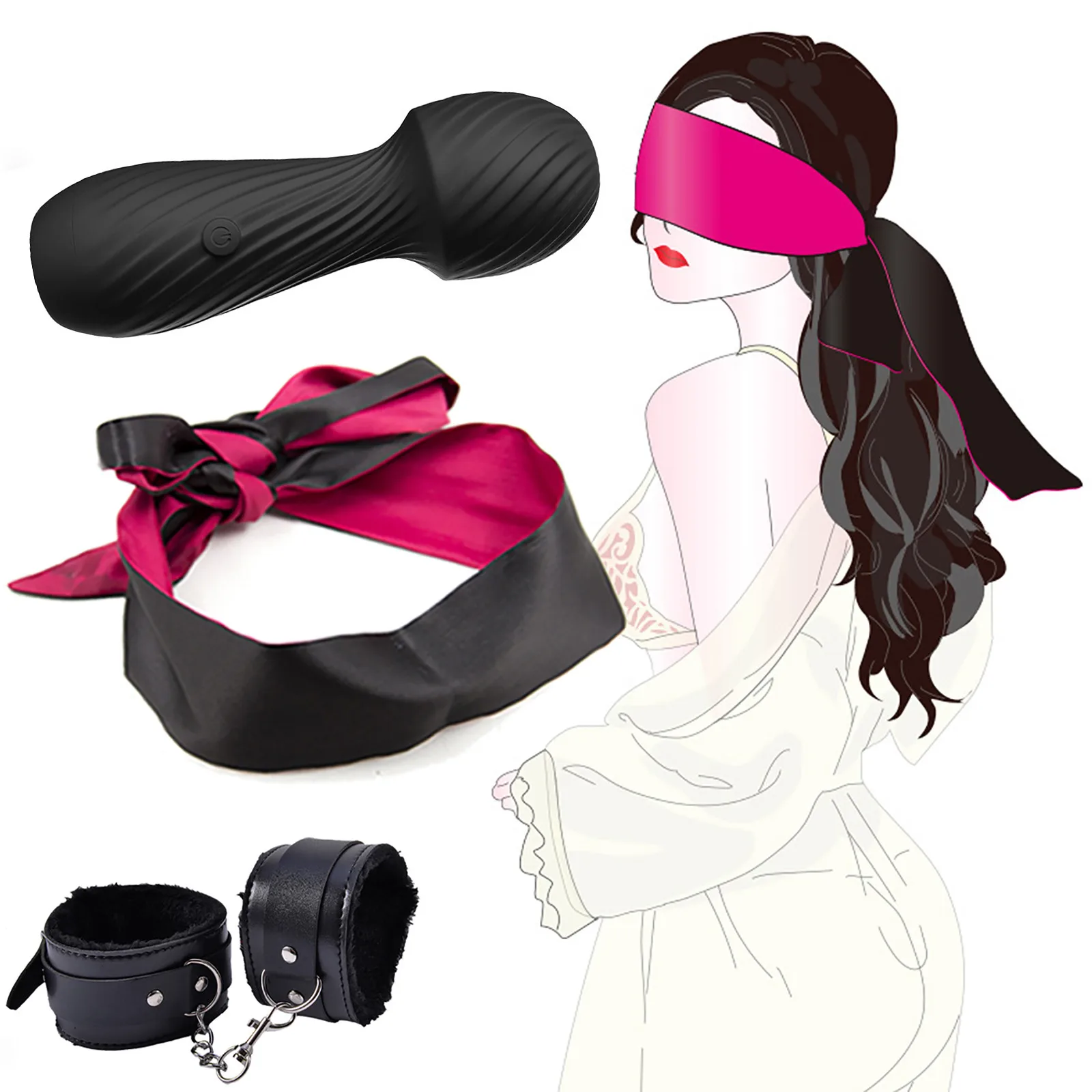 Вибрирующие секс-игрушки для пар повязка на глаза комплект секс-игрушек взрослых