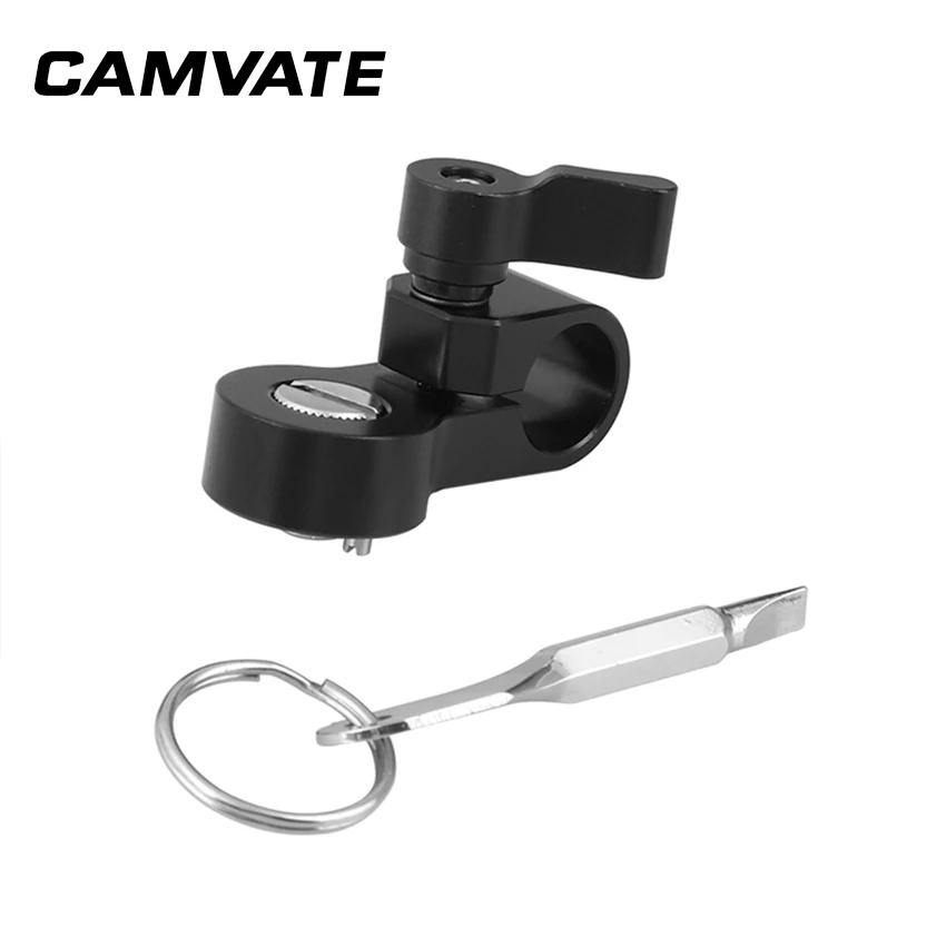 CAMVATE 15 мм одиночный стержень Зажим адаптер конвертировать в 3/8 &quot 16 Монтажный