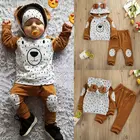 Одежда для новорожденных мальчиков и девочек, топы с капюшоном и длинными рукавами, толстовки, штаны, леггинсы, осенняя одежда