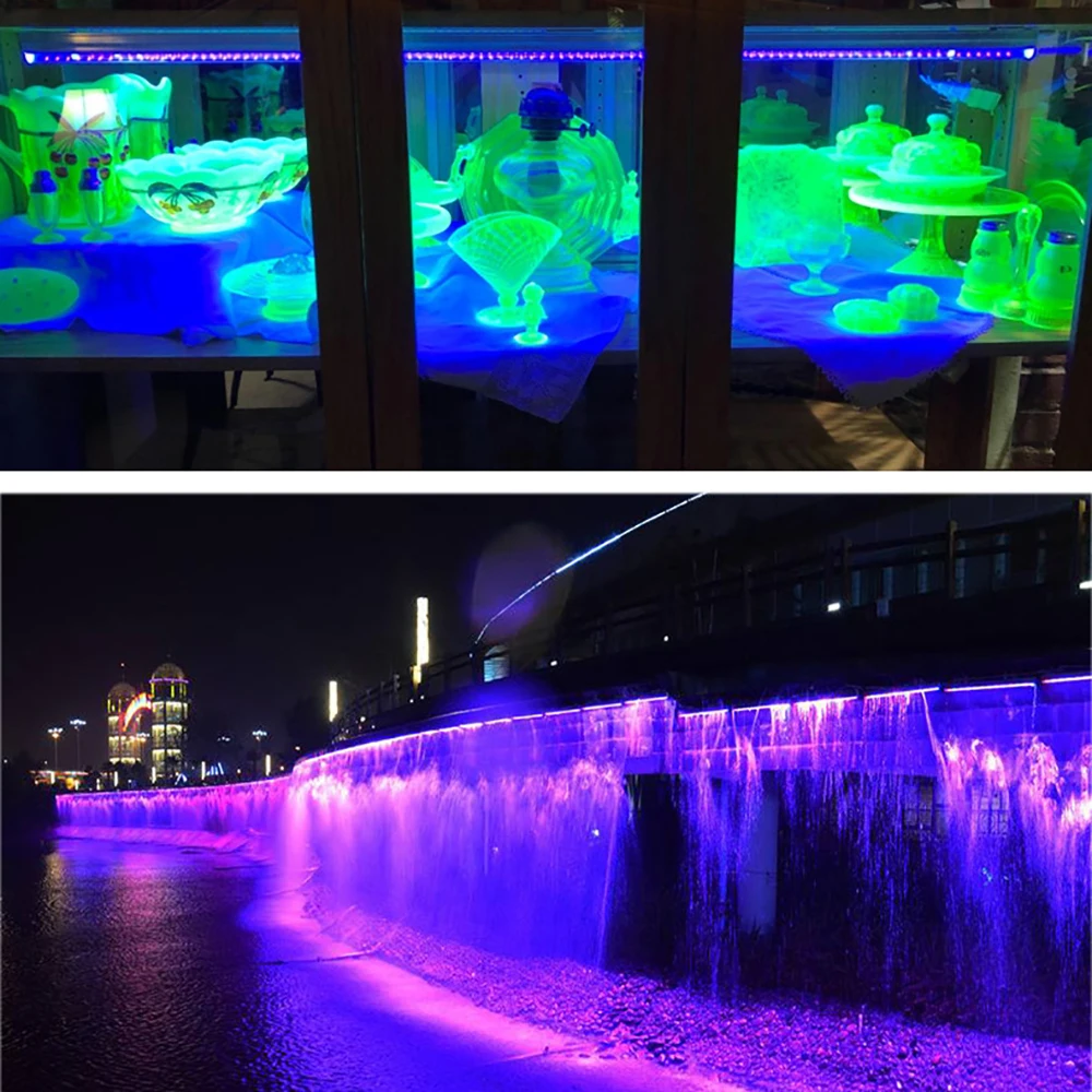 Purple LED Par UV Disco DJ Light Laser Stage Light LED Bar for Party Club Halloween Christmas Wall Washer Lamp
