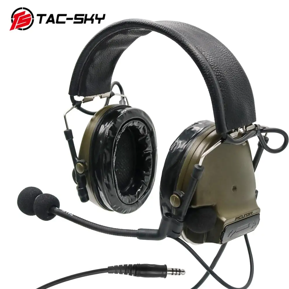 COMTAC III TAC-SKY COMTAC comtac iii silicone earmuffs earphone noise reduction pickup military tactical headset C3FG