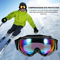 double layers ski glasses all direction protection skiing anti frog equipment high elasticity comfortable for outdoor activities