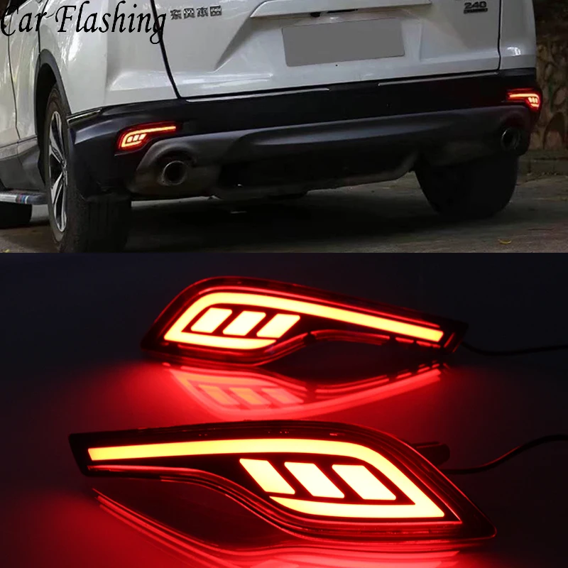 Автомобильный мигающий 2 шт. светодиодный Многофункциональный 12 В Светодиодный