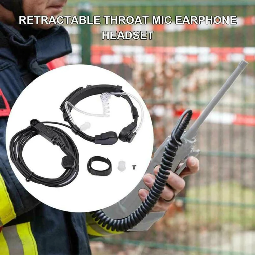 Телескопическая горловина Mic гарнитура для Baofeng Walkie Talkie UV-9R Plus BF-9700 BF-A |