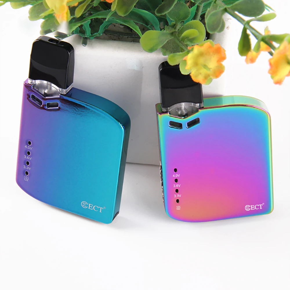 ECT Robin Vape Pod system Kit 420 мАч батарея Preheat Box Mod регулируемое напряжение с MTL электронная