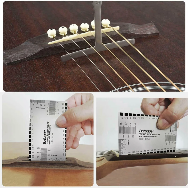 

Baroque 5X Guitar Fret Polishing Abrasive Rubber Blocks Tool 9X Understring Radius Gauge Luthier Tools