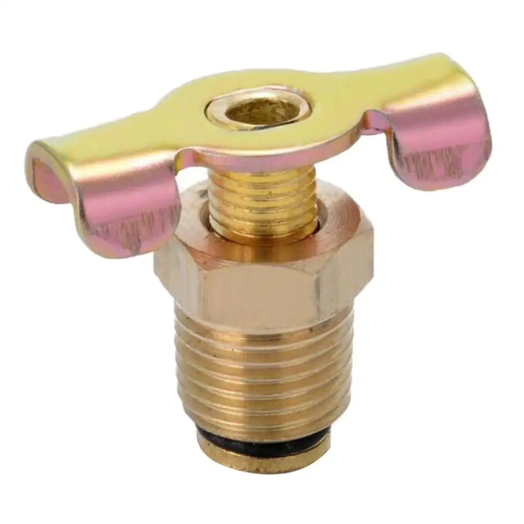 

AIR COMPRESSOR TANK 1/4 BSP DRAIN PLUG VALVE / TAP / DRAIN WITH T-HANDLE