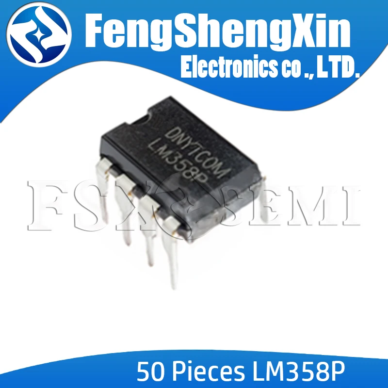 50 шт./лот LM358P LM358N LM358 операционный усилитель IC DIP-8 | Электронные компоненты и