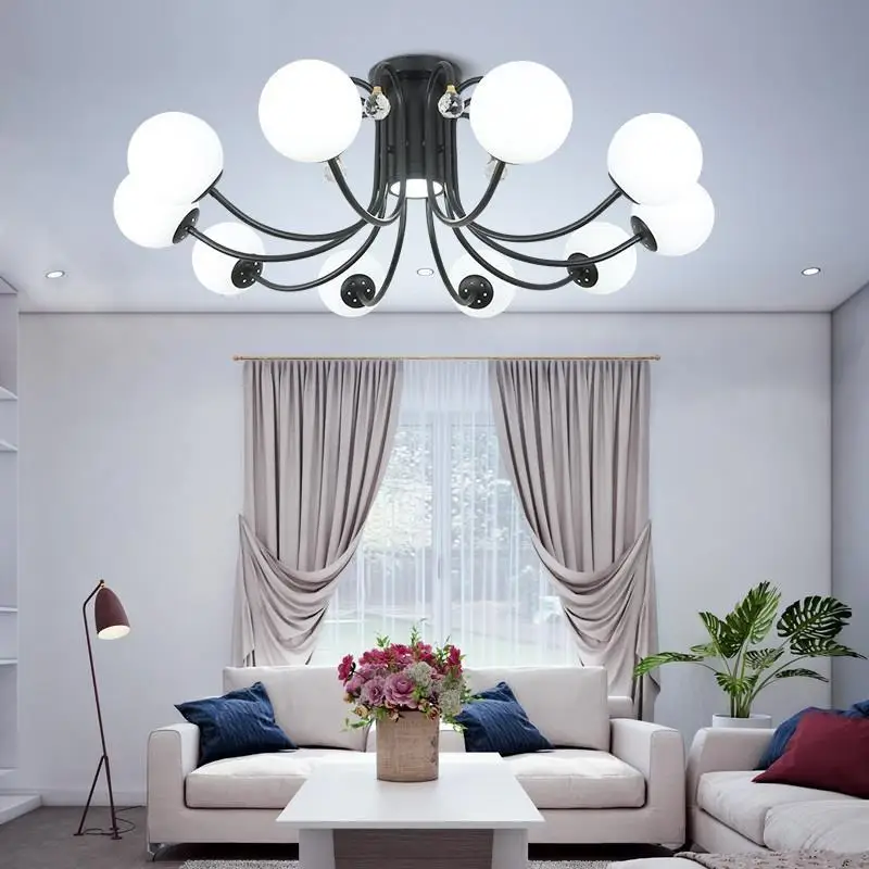 Sospensione современный дизайн Deco Chambre Fille Crystal Lampen подвесной светильник | Лампы и