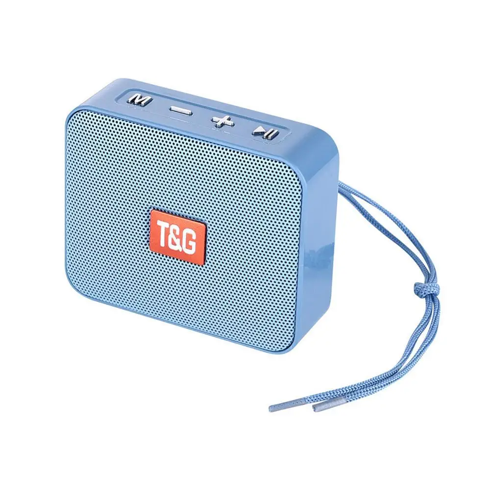Light blue TG166 музыкальный BRIC Bluetooth динамик сабвуфер открытый портативный мини-динамик может быть громкой связи - Цвет: Light blue