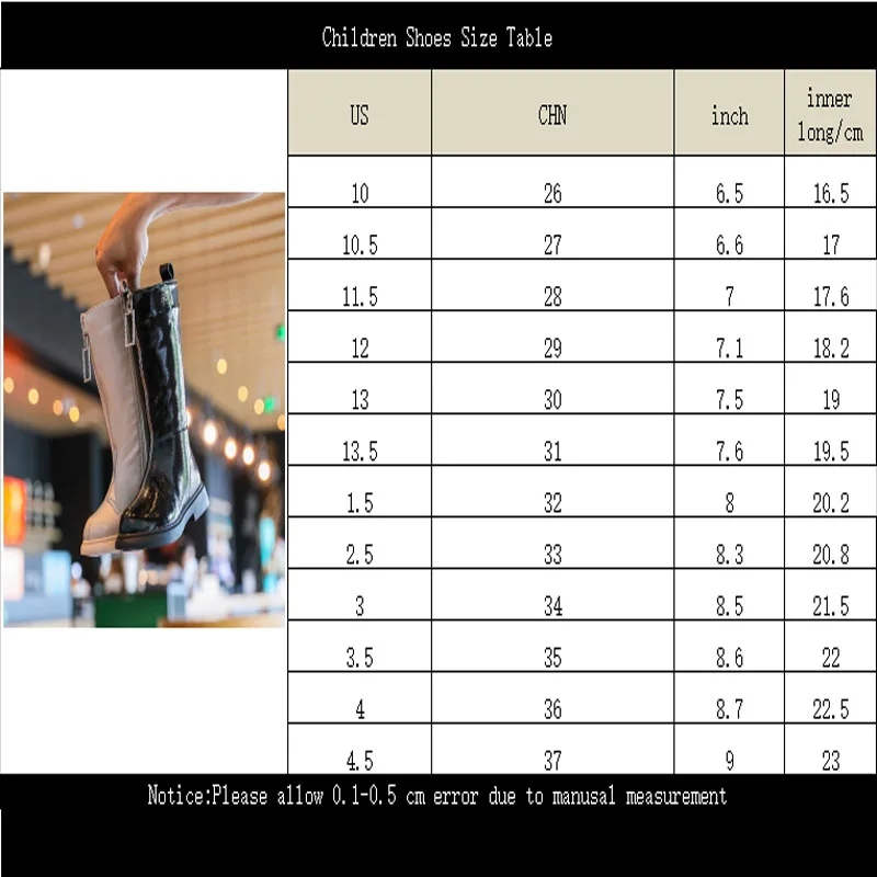 

Girl's boots 2020 new Winter with velvet little girl's long, high rider's leather boots British style children's boots