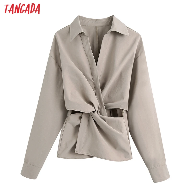 

Женская ажурная блузка с длинным рукавом, осень 2021