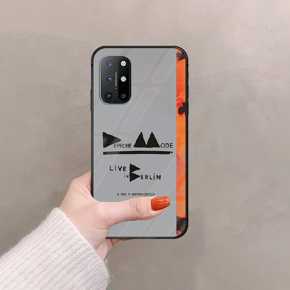 

Depeches DM Band Modes Phone Tempered Glass Case Cover For Oneplus 5 6 7 8 9 T Pro Nord Funda Tpu Etui