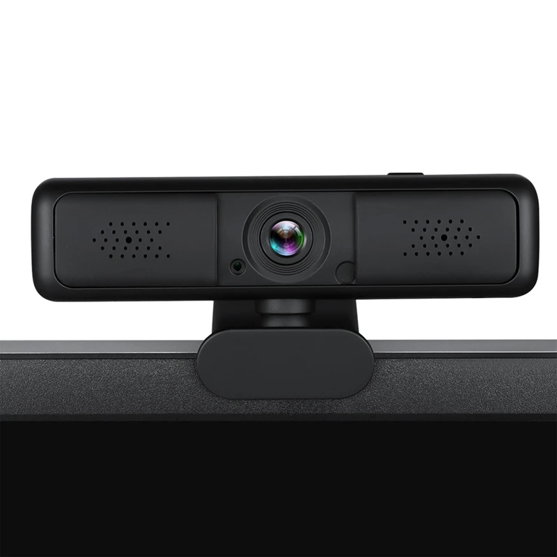 

2K Computer Camera Dual Microphones 4X Electronic Zoom USB Live Webcam for Live Conference Online Class