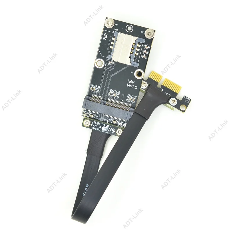 Кабель-удлинитель ADT-Link PCI express 3 0x1 на mini PCIe (minicard) | Компьютеры и офис