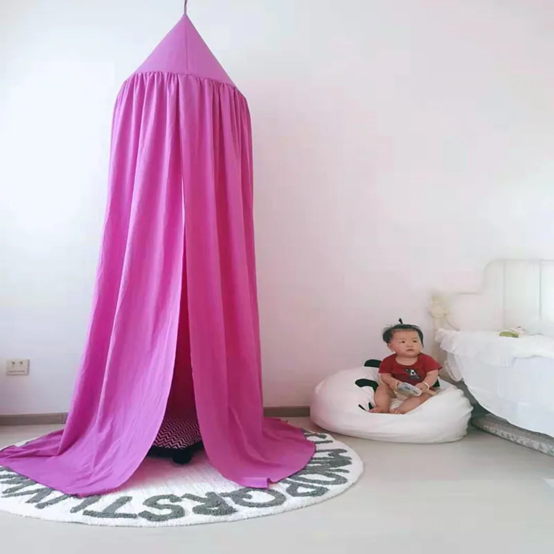 Навес для детской кроватки занавеска декор комнаты девочек украшение уличное