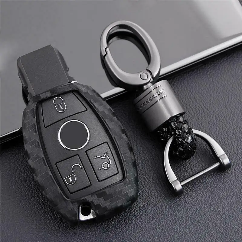 

Cover Key Case Accessories Carbon Fiber Style Silicon Scratch-resistant