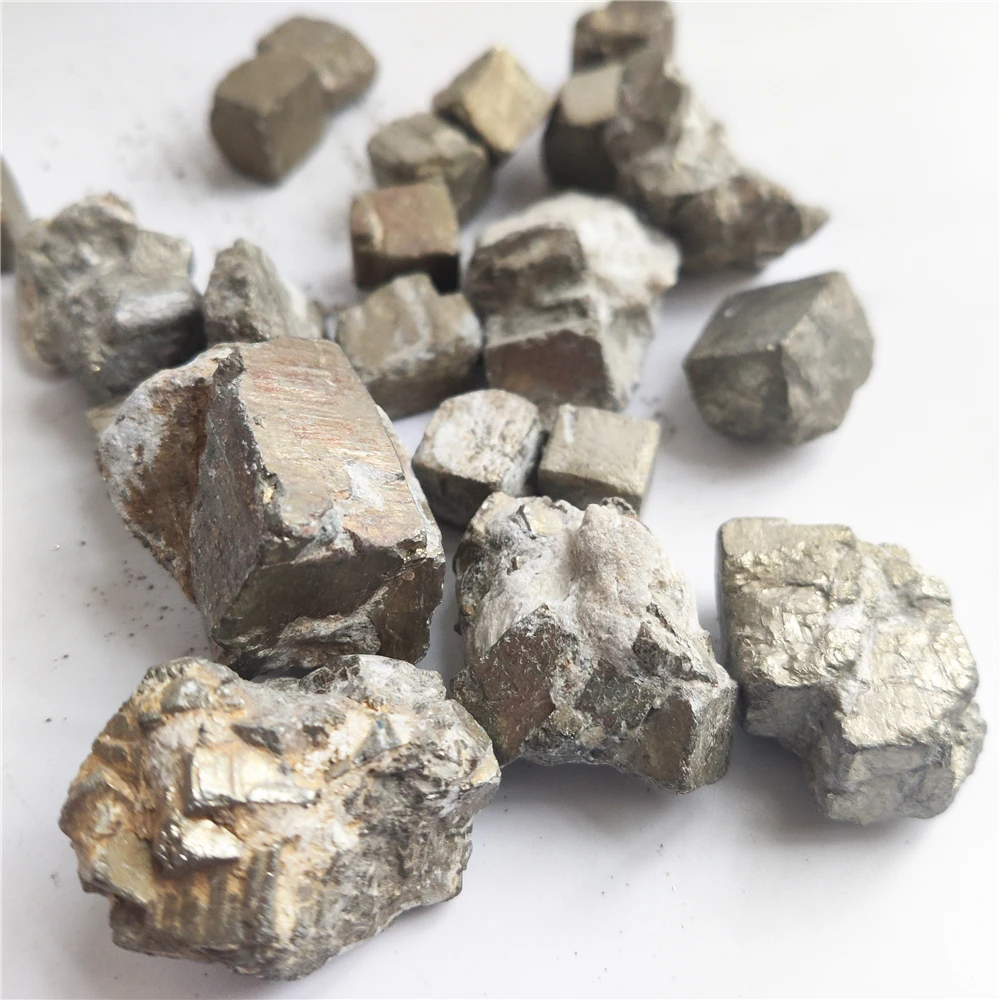 

Natural Fool's Gold Pyrite Irregular Ore Mineral Stone Lron Rough Quartz Teaching Specimen Ornaments Pyrite Gemstone