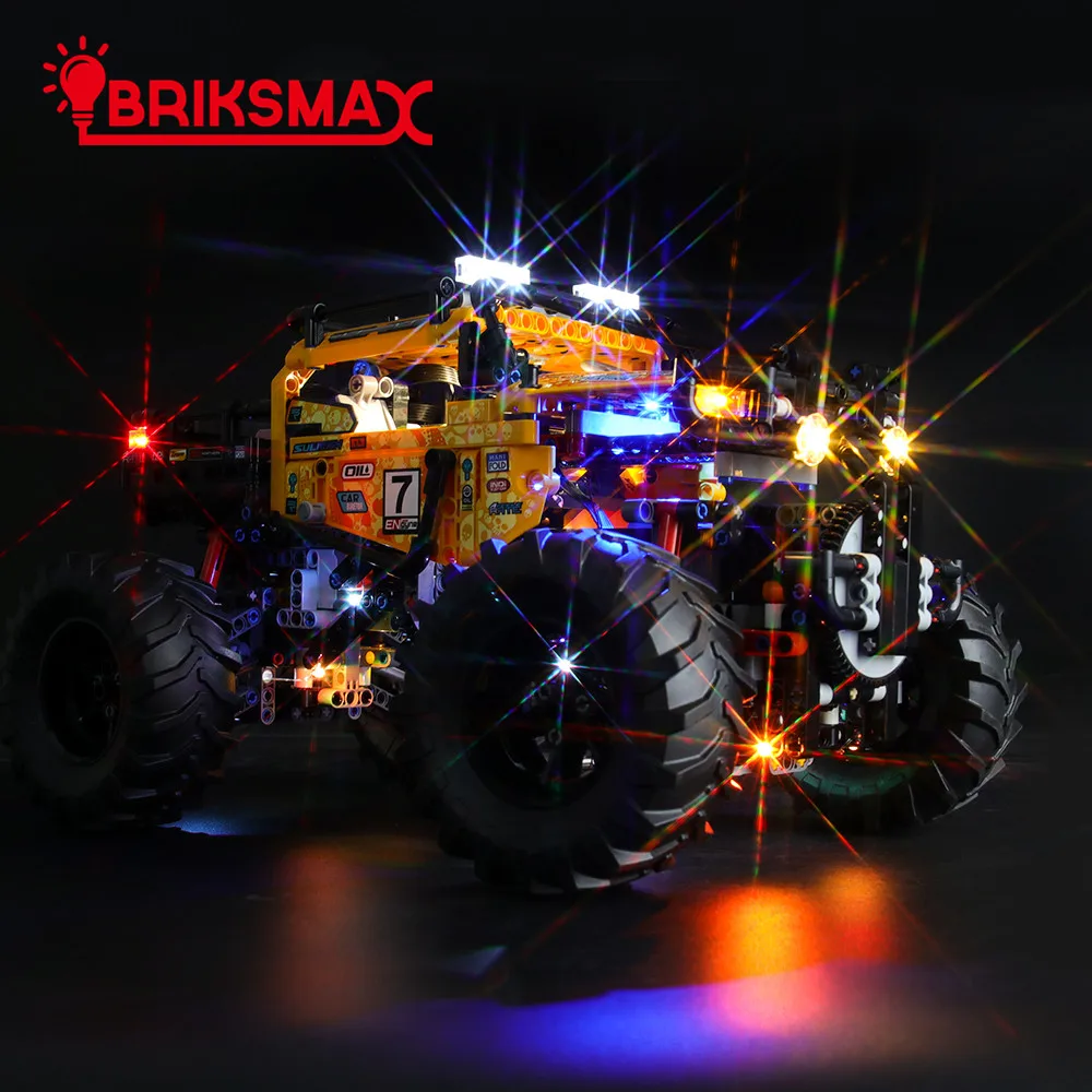 BriksMax светодиодный светильник для Technic 42099 4X4 X-treme Off-Roader светильник ing Set(не включает модель