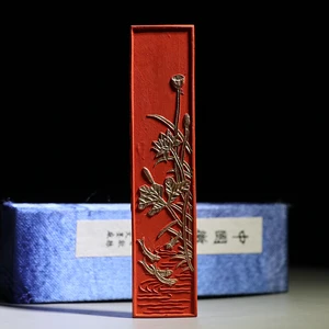 Хорошее качество, традиционная китайская чернильная палочка Vermilion, китайские красные цветные каллиграфические принадлежности для рисования