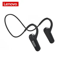 lenovo xe06 wireless earphone low latency bt5 0 air conduction ipx7 waterproof 9d stereo headset sports earbuds with mic