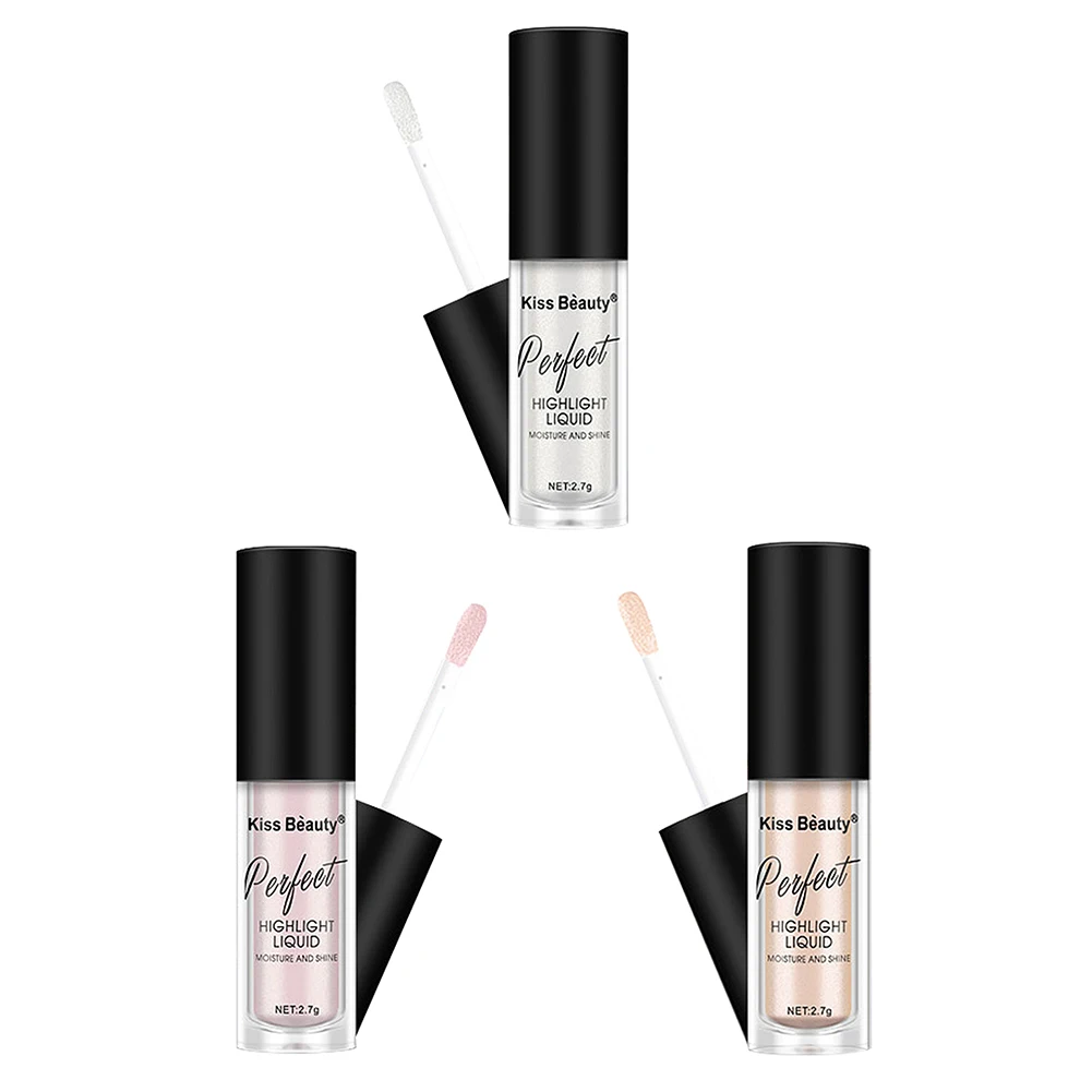 Осветляющая жидкая шелкопряда для лица тональный Макияж придания яркости