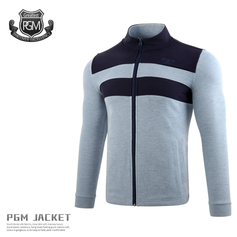 PGM мужская зимняя куртка для гольфа теплое мягкое пальто Мужская ветровка с