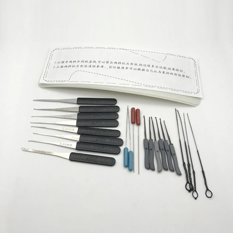 Nanomete вставной лист 5 шт. Открыватель дверного замка с замком экстрактор сломанных