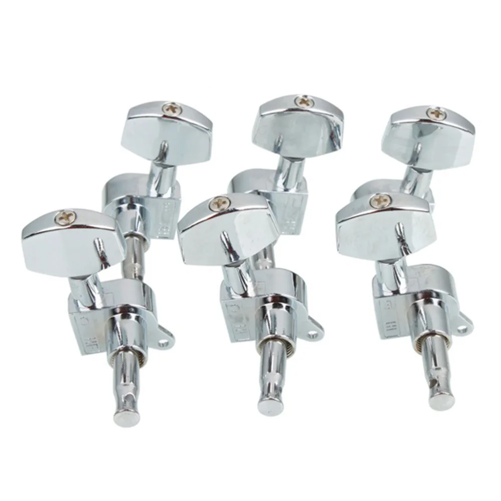 

Professional Guitar String Tuning Pegs Keys Tuner Guitar Machine Heads - 6 pcs/set (Silvery White)