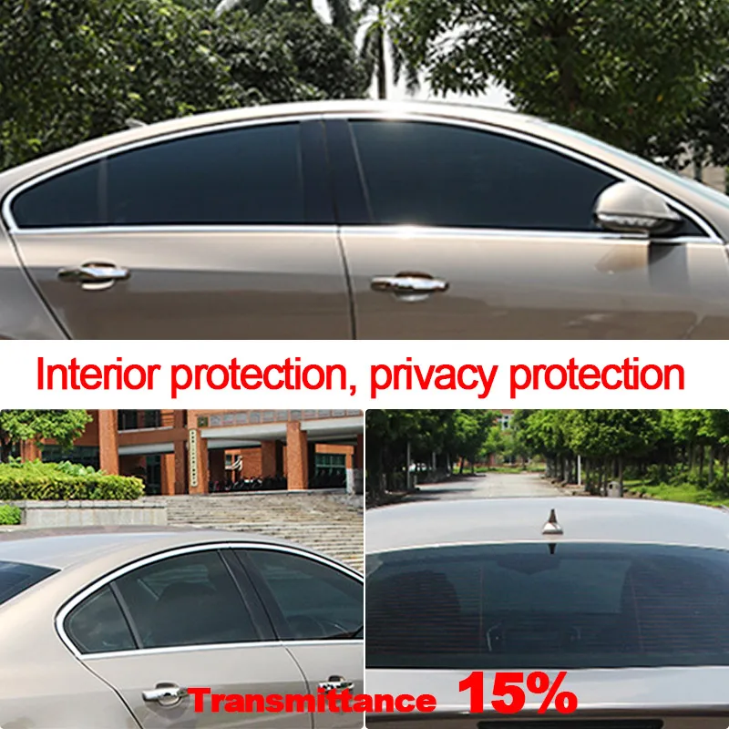 Тонированная пленка для окна автомобиля набор УФ защита наклейка дневной