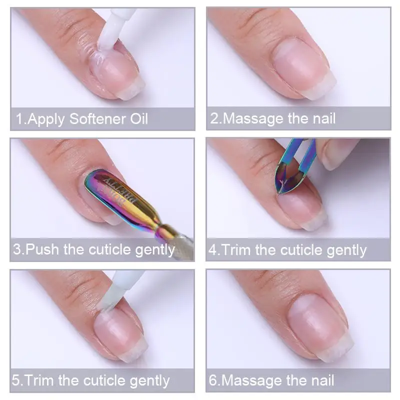 BORN PRETTY Nail Cuticle Scissor Rainbow Dead Skin Remover Edge Nipper Clipper Tool Pedicure Manicure Cutter | Красота и здоровье