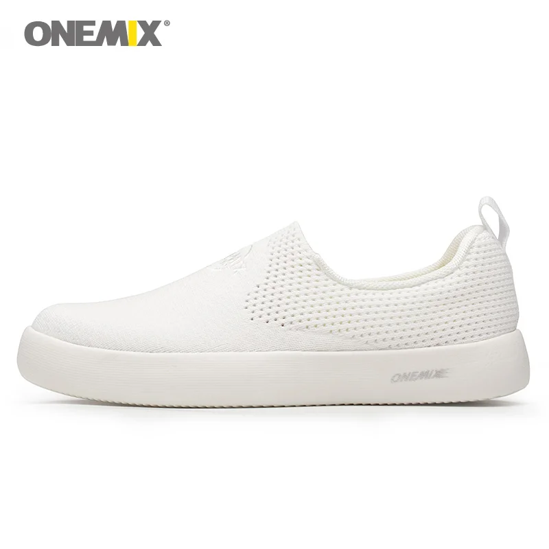 

ONEMIX Skateboarding Shoes For Men Max Air Sneakers Breathable Light Trainer Shoes Outdoor Casual Slip-on Walking Women Footware