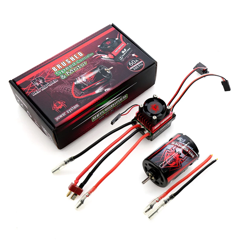 23T 540 Brushed Motor &  320A ESC Waterproof Electronic Speed Controller For RC Car Boat Off-road On-road Monster Truck HSP HPI