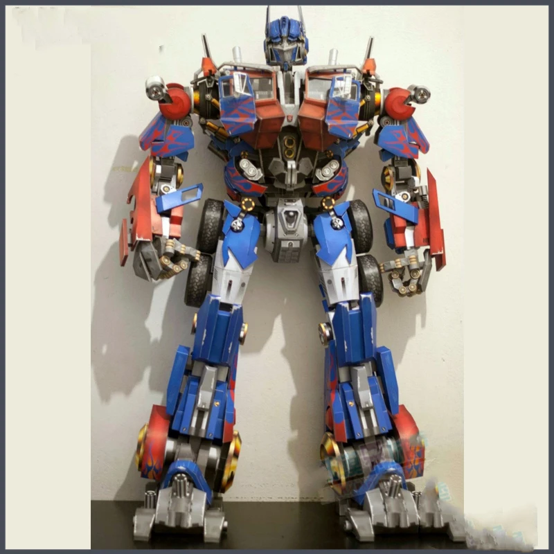 Машинка-трансформер из аниме-бумаги роботы экшн-фигурки прайм-Бумажная модель