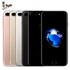 Разблокированный Apple iPhone 7 Plus, 7 P, экран 5,5 дюйма, 4G LTE, 3 Гб ОЗУ 32128256 Гб ПЗУ, 12 Мп, четырёхъядерный, сканер отпечатка пальца, оригинальный iOS мобильный телефон