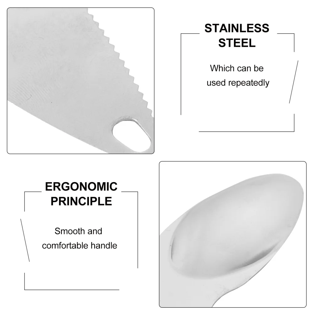 Ложка для пилинга стальное лезвие резки киви 12 шт. | Дом и сад