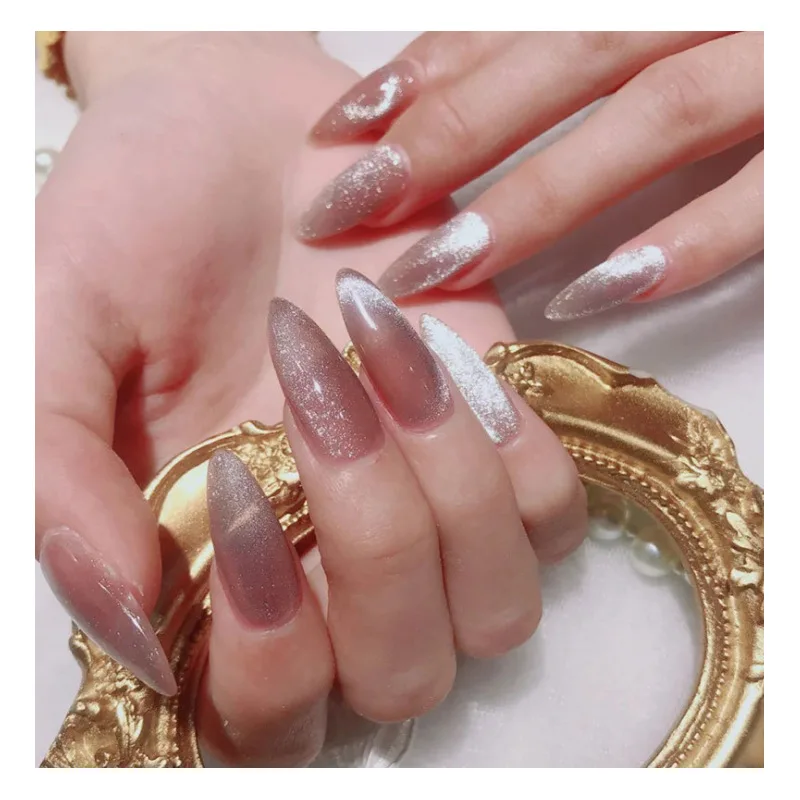 2 шт. цилиндрический нейл-арта с магнитной застёжкой металлической 3D эффект