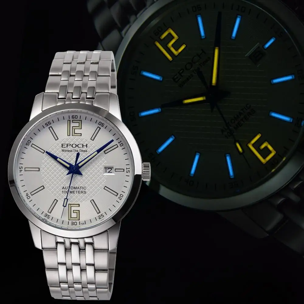 Мужские автоматические часы мужские с Тритием роскошные светящиеся