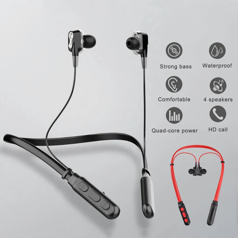 Bluetooth 5,0 наушники TWS Беспроводные наушники с громкой связью спортивные наушники с басами Водонепроницаемая гарнитура с микрофоном 3500 мАч зарядная коробка