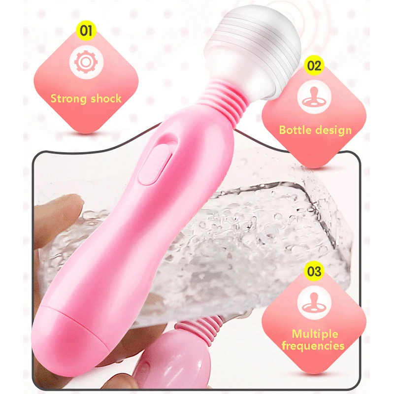 AV многочастотный вибратор Стимулятор точки G секс-игрушка для женщин вращение на