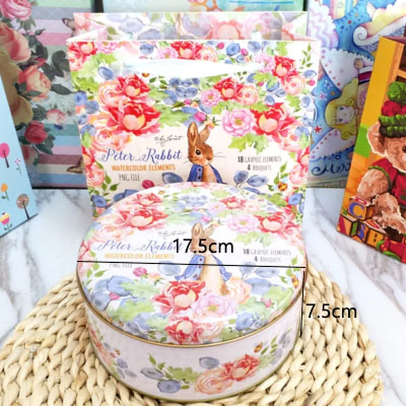 2021 Новый мультяшный Печенье Десерт печенье жестяная коробка для хранения с